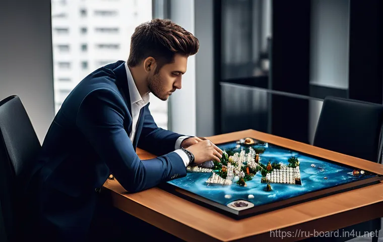보드게임 성향 테스트 - **Prompt for a Strategist Player:** "A sophisticated young adult, male or female, in their mid-2...